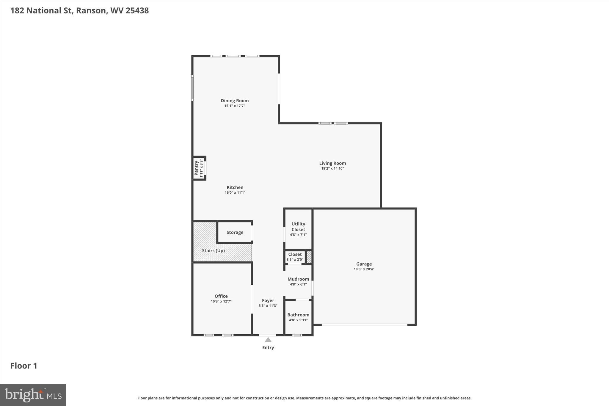 152 National Street Ranson, WV 25438 - Photo 51 of 53 a picture of floor plan