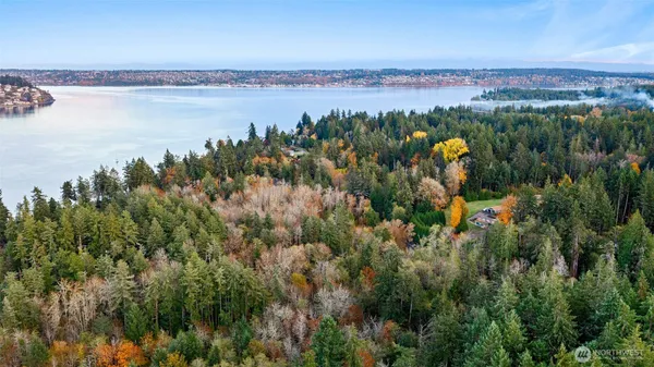 a view of a city and lake view