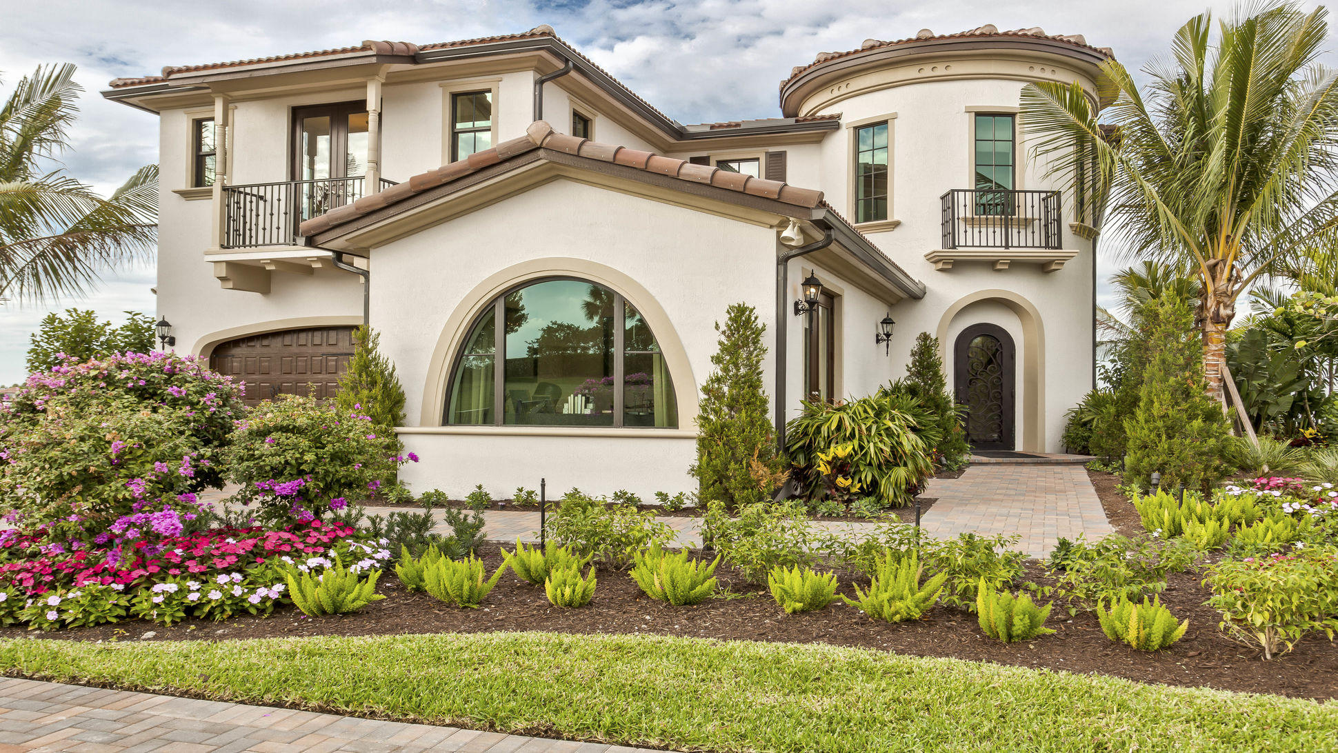 18018 Lake Azure Way Boca Raton, FL 33496 - Photo 1 of 1 a front view of a house with a garden