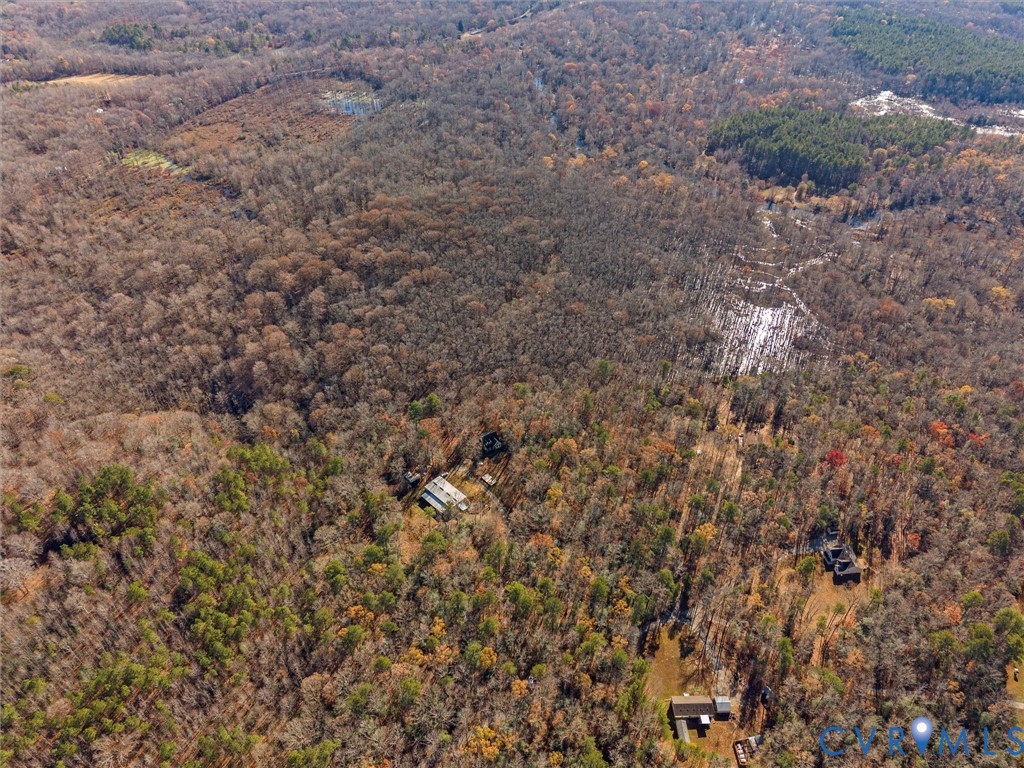 58-xx Toe Ink Terrace Quinton, VA 23141 - Photo 4 of 16 a view of a dry yard with large trees