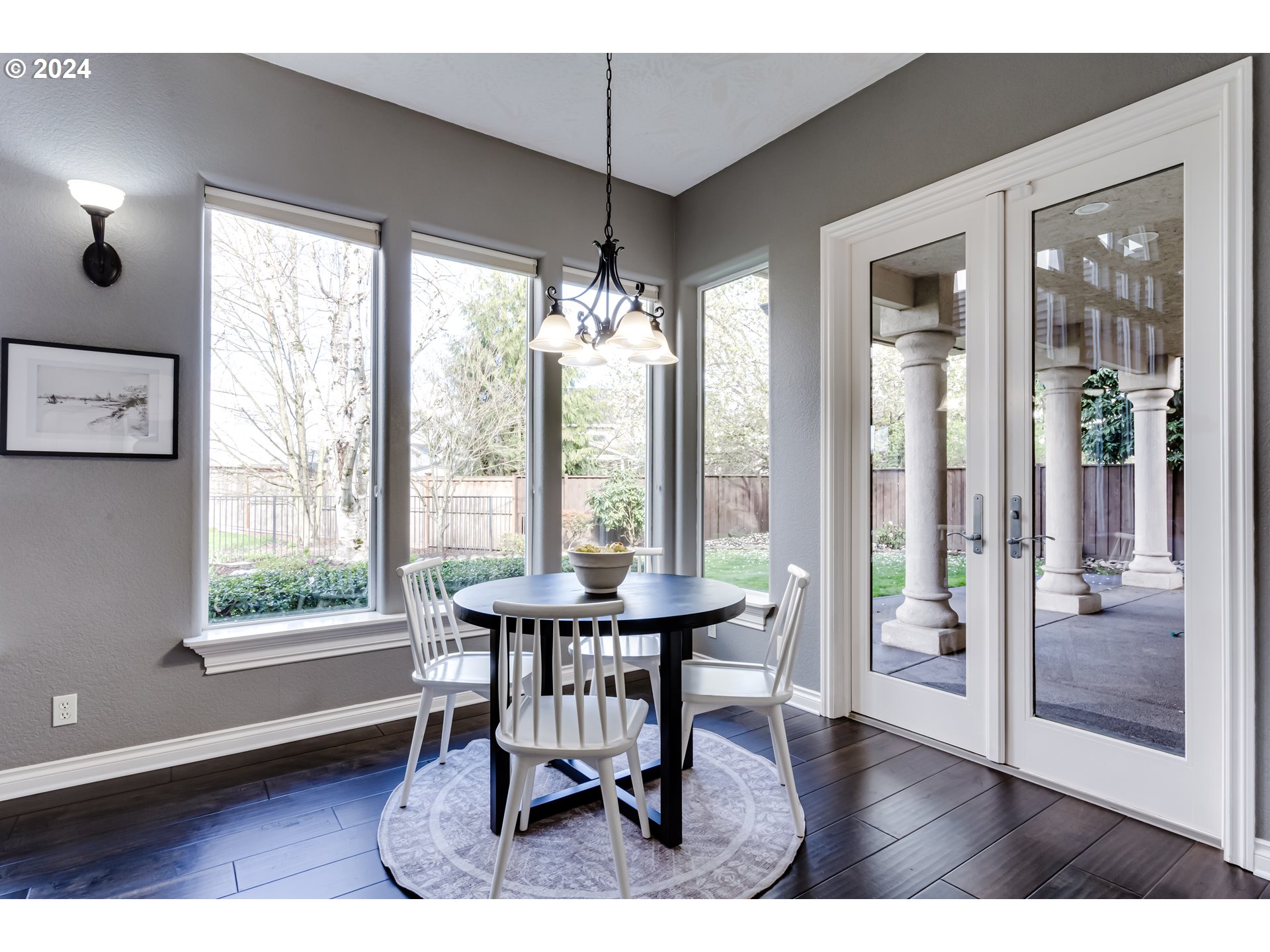 3740 Meadow View Drive Eugene, OR 97408 - Photo 18 of 46 a dining room with furniture and wooden floor