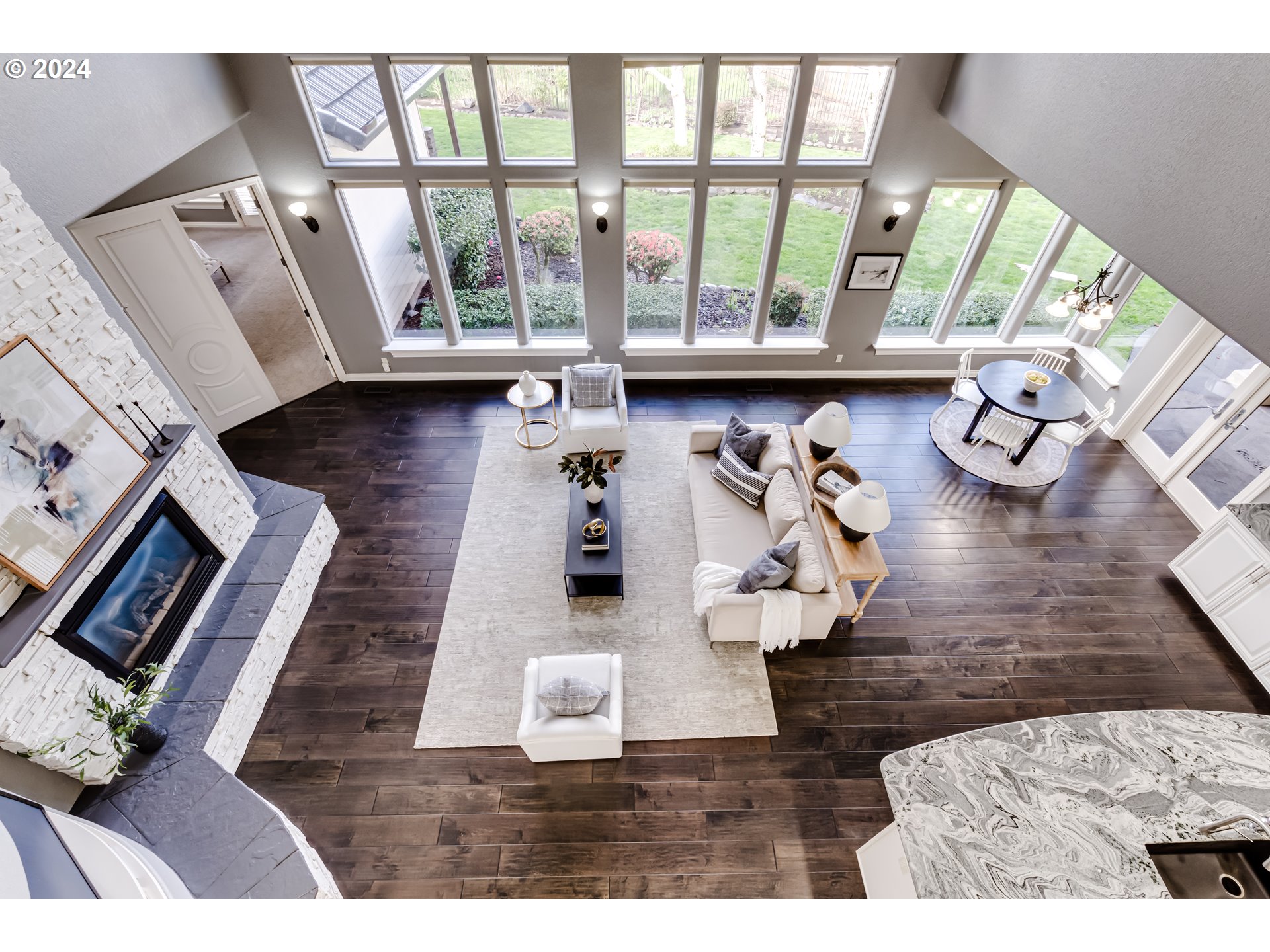 3740 Meadow View Drive Eugene, OR 97408 - Photo 20 of 46 a living room with furniture and a large window