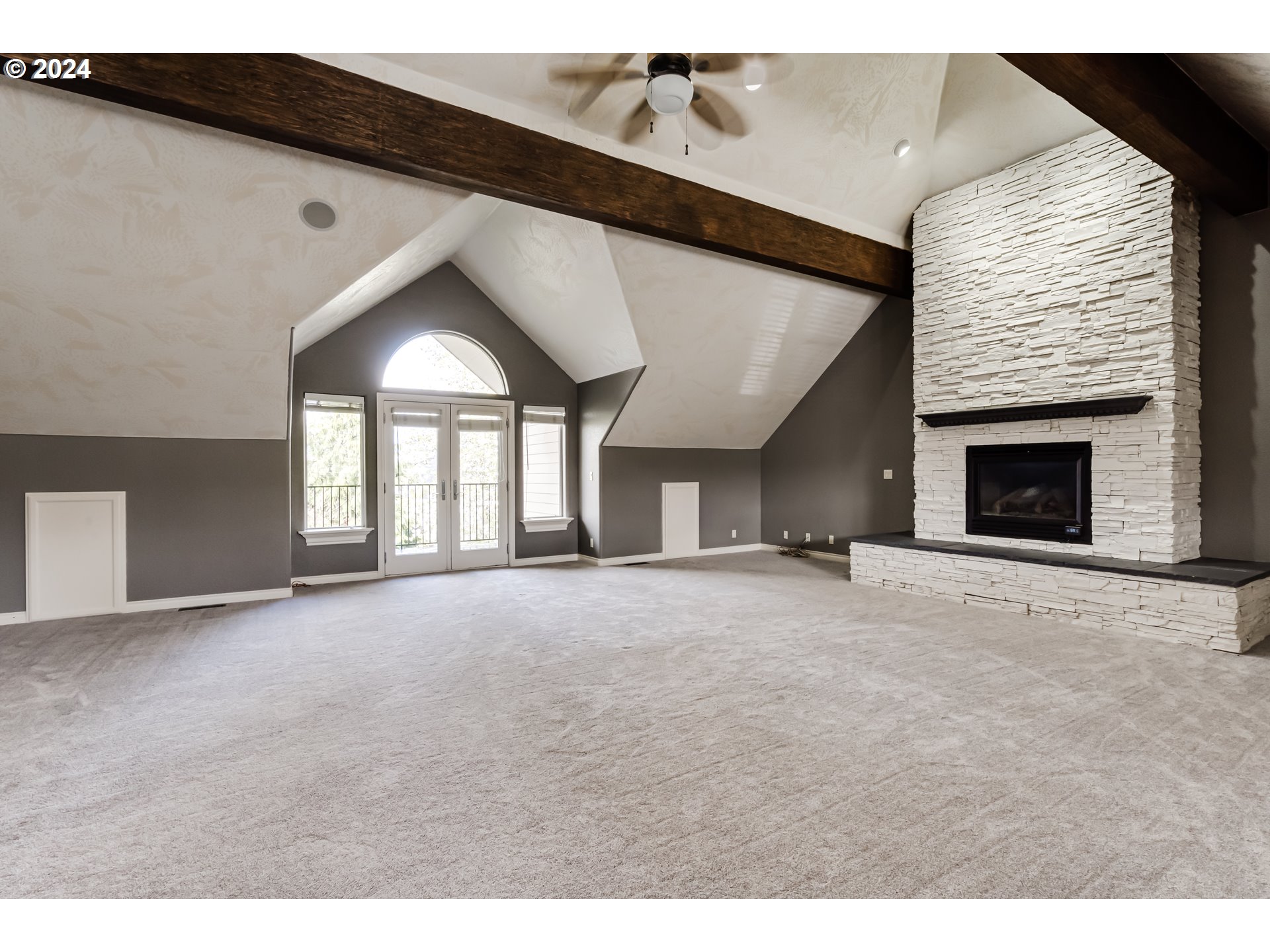 3740 Meadow View Drive Eugene, OR 97408 - Photo 22 of 46 a view of empty room with a fireplace