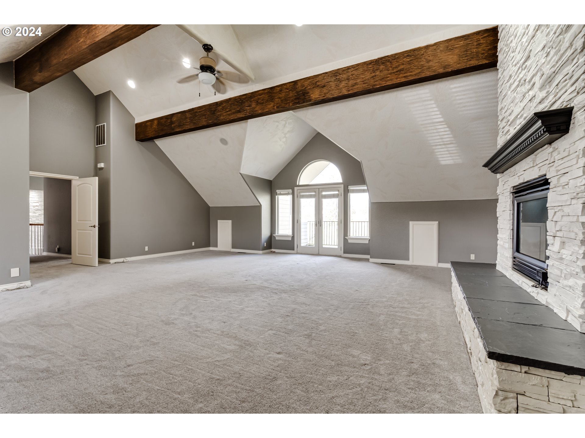 3740 Meadow View Drive Eugene, OR 97408 - Photo 23 of 46 a view of livingroom with fireplace and window