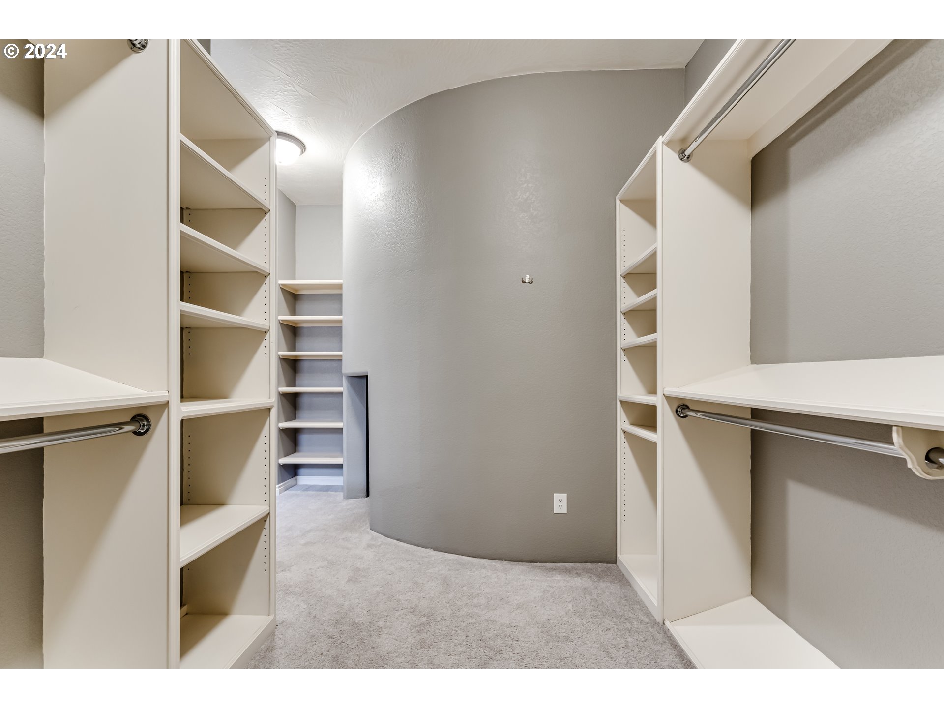 3740 Meadow View Drive Eugene, OR 97408 - Photo 37 of 46 a view of closet area with empty racks