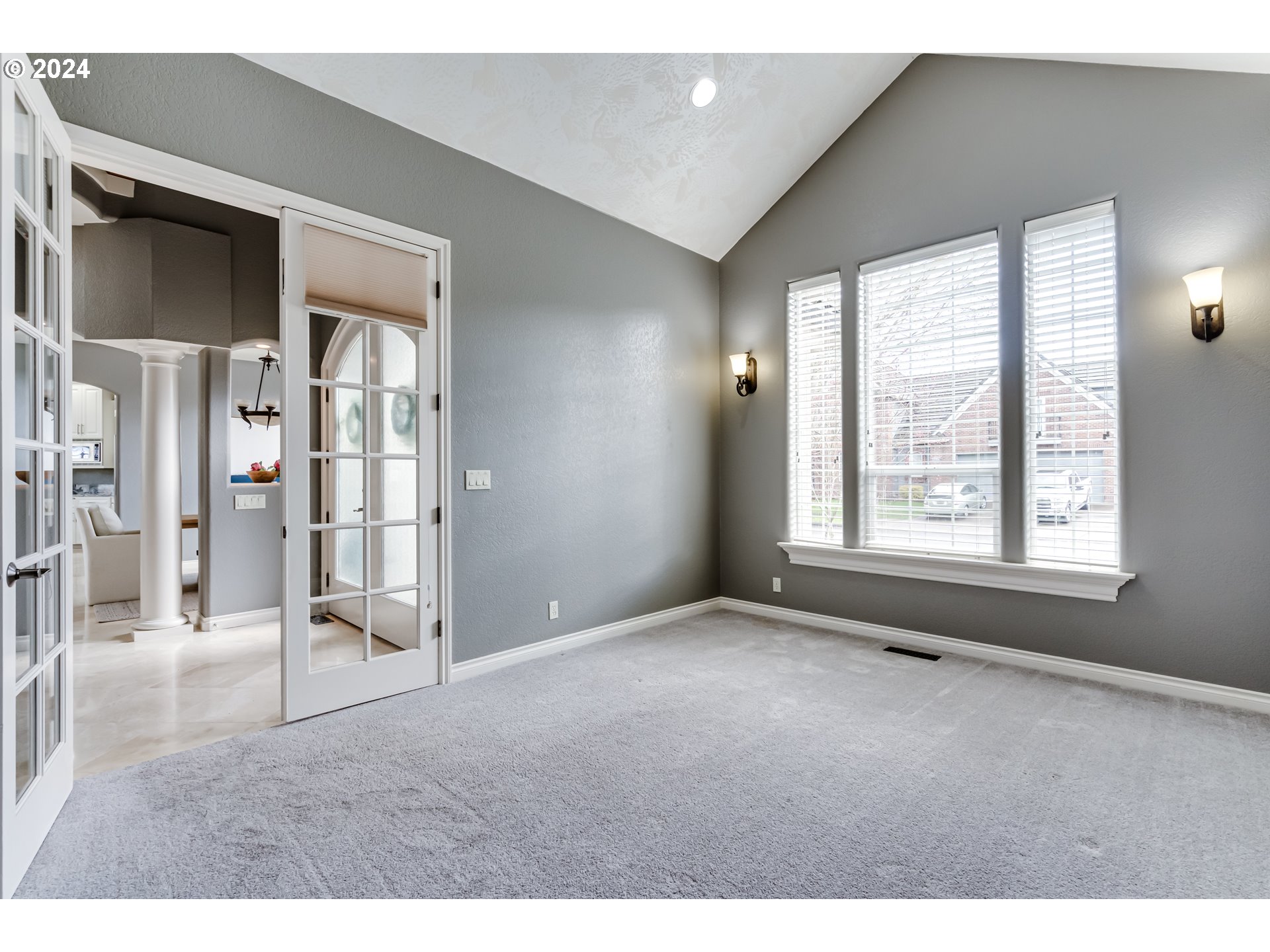 3740 Meadow View Drive Eugene, OR 97408 - Photo 41 of 46 a living room with furniture and a flat screen tv
