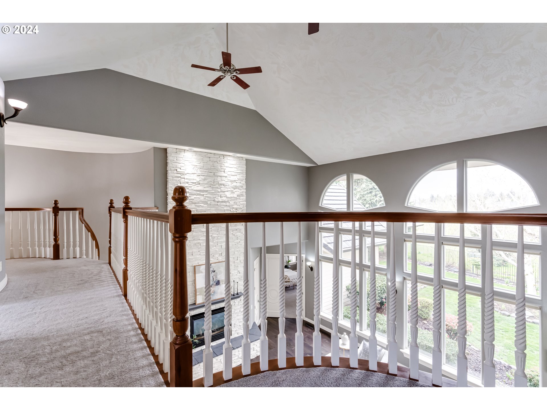 3740 Meadow View Drive Eugene, OR 97408 - Photo 42 of 46 a view of staircase with lots of wooden floor
