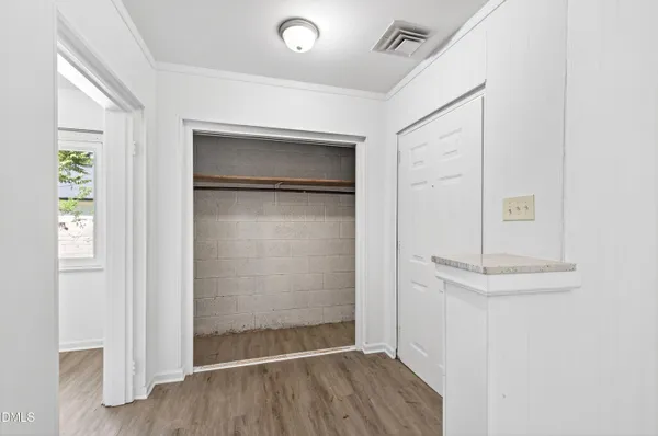 wooden floor in an empty room