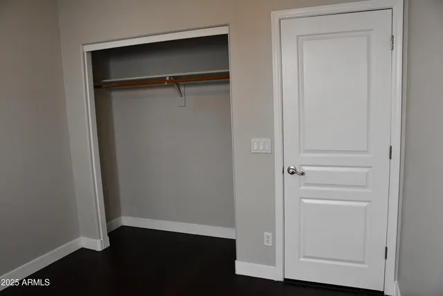 a view of closet area