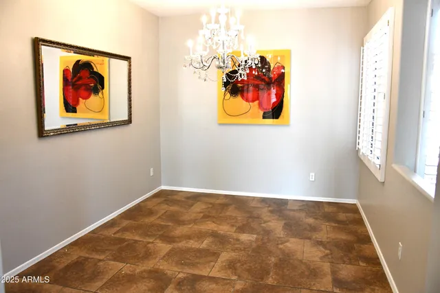 a view of painting on the wall