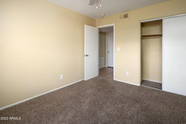 a view of an empty room