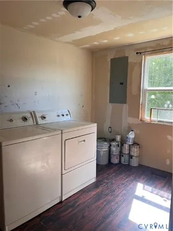 a room with storage and utility