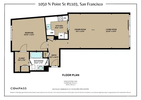 $849,000 | 1050 North Point Street, Unit 1103A, San Francisco, CA 94109