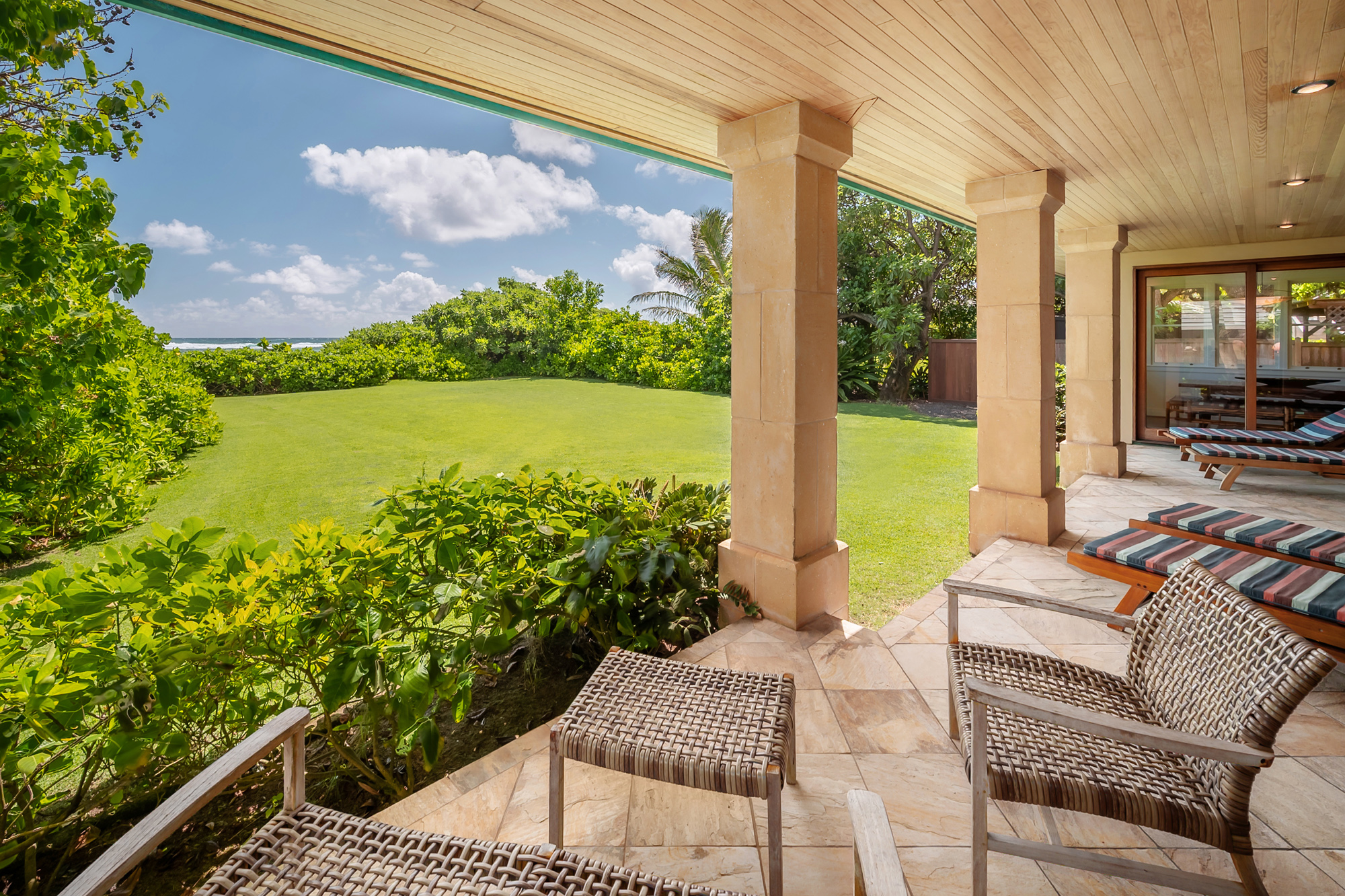 5070 Kukuna Road Kilauea, HI 96754 - Photo 7 of 29 a view of balcony with furniture