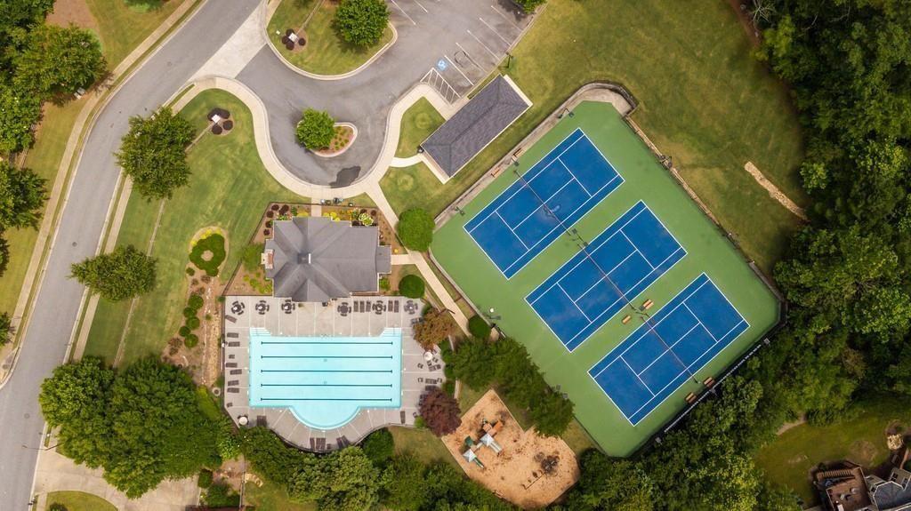 802 Morningwood Lane Northwest Kennesaw, GA 30152 - Photo 13 of 13 an aerial view of a house