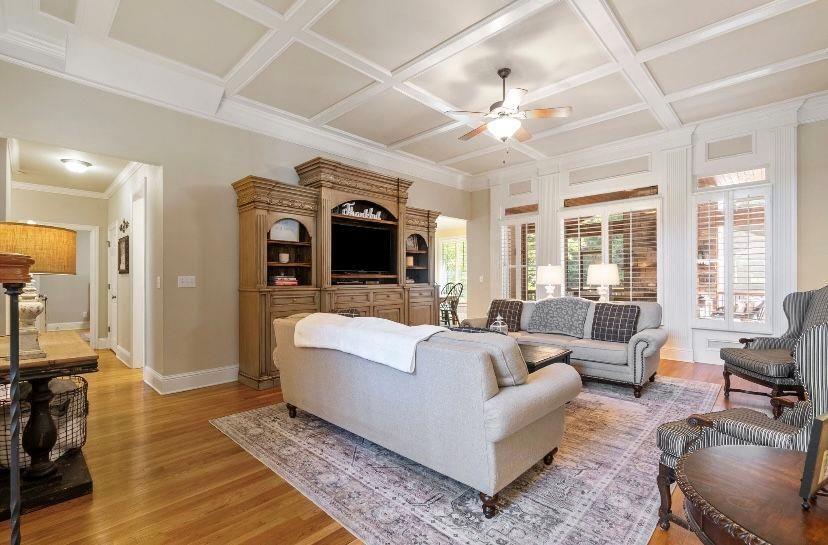 802 Morningwood Lane Northwest Kennesaw, GA 30152 - Photo 8 of 13 a living room with furniture and a fireplace