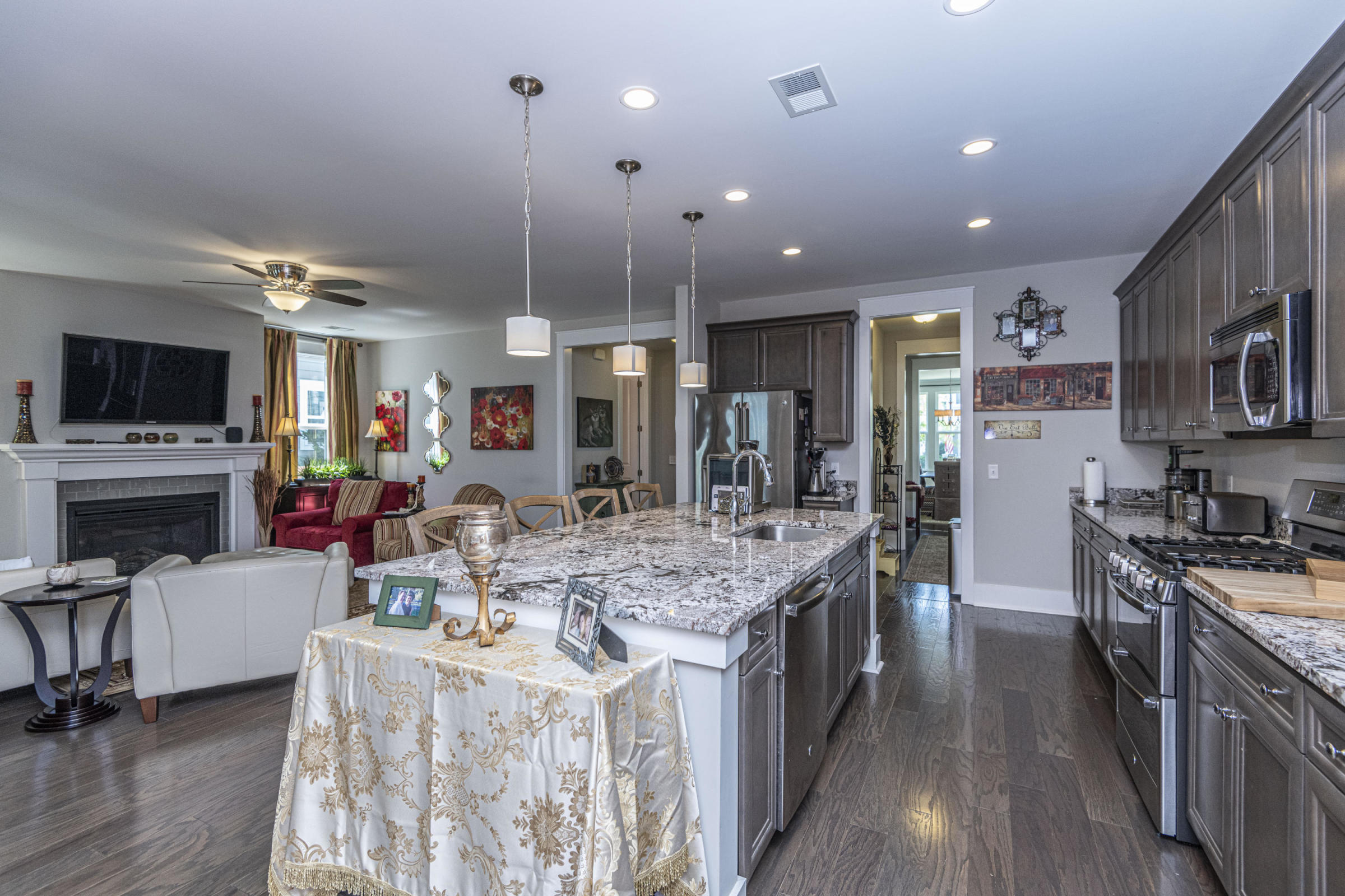 248 Ribbon Road Summerville, SC 29483 - Photo 7 of 46 Kitchen to Living