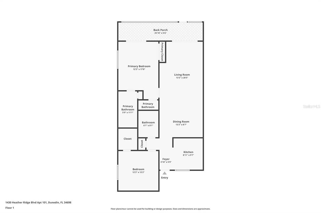 1430 Heather Ridge Boulevard, Unit 101 Dunedin, FL 34698 - Photo 13 of 44 a picture of a bench in room