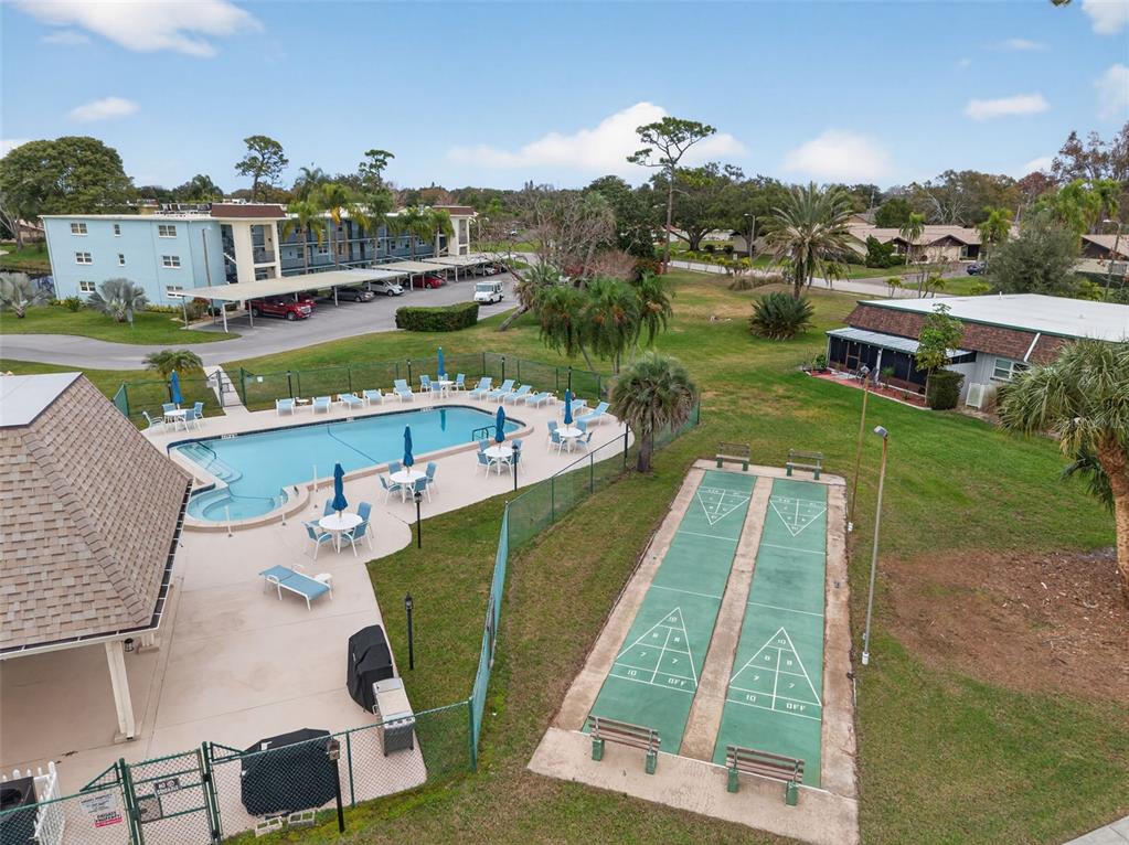 1430 Heather Ridge Boulevard, Unit 101 Dunedin, FL 34698 - Photo 43 of 44 a view of a swimming pool with a lake view