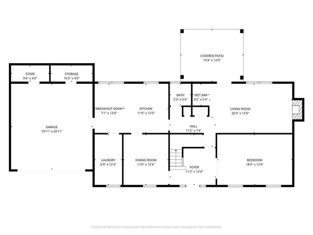 a picture of a floor plan
