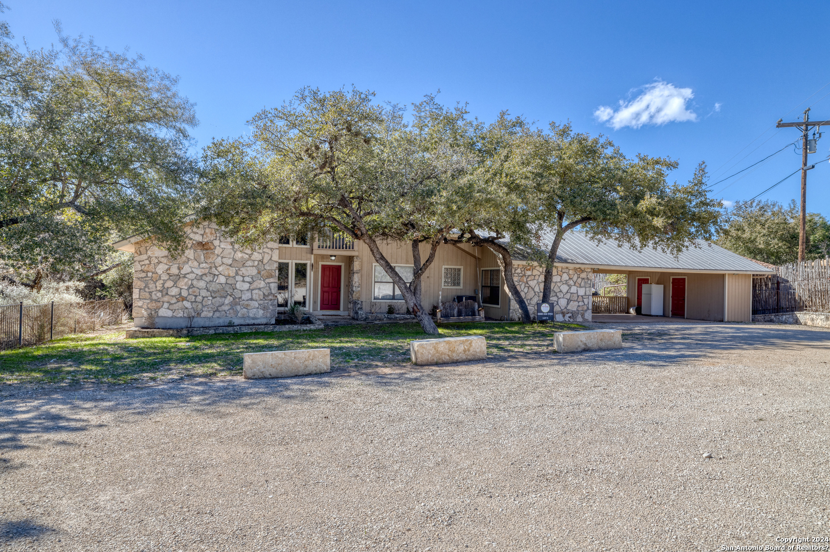 43 Lambert Concan, TX 78838 - Photo 1 of 1 a front view of a house with a yard and trees