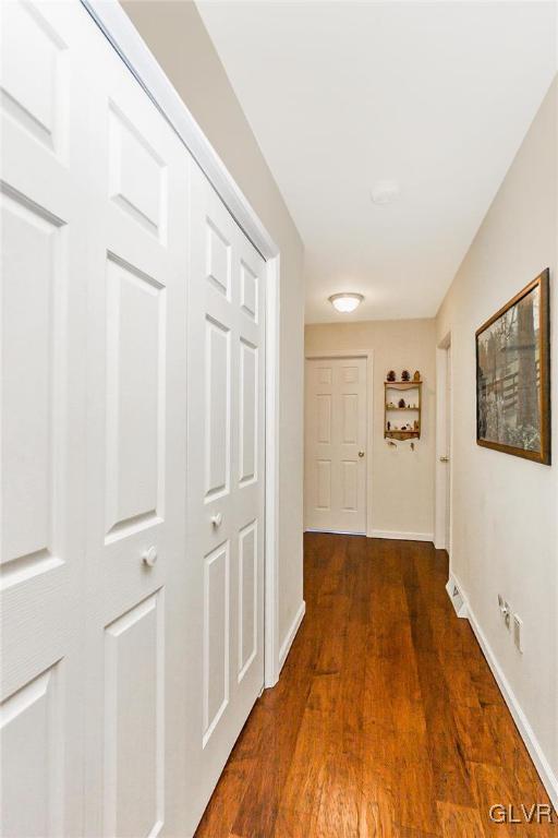 1163 Marfield Drive Nazareth, PA 18064 - Photo 13 of 46 a view of a hallway with wooden floor and entryway