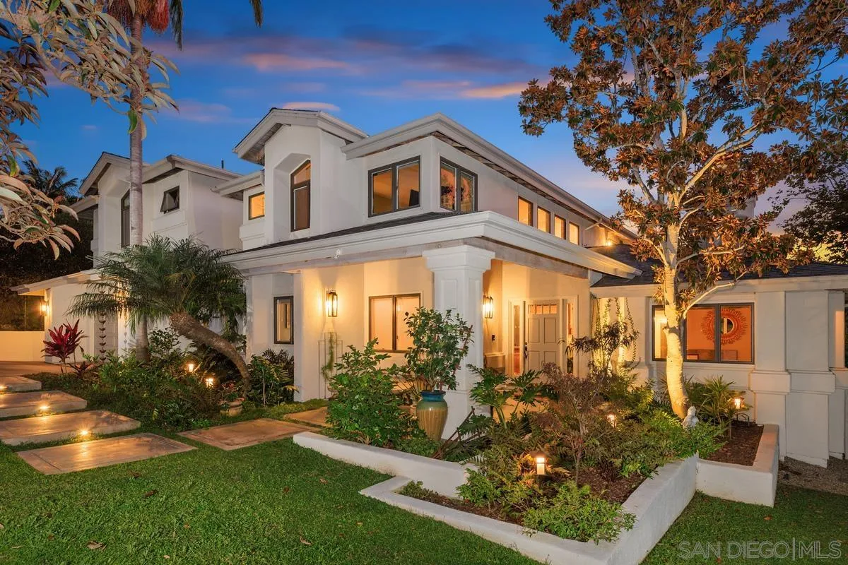 390 East Glaucus Street Encinitas, CA 92024 - Photo 24 of 25 front view of a house with a yard