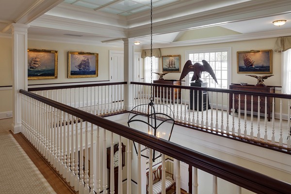 55 Estabrook Road Concord, MA 01742 - Photo 12 of 18 a view of staircase with wooden floor and windows