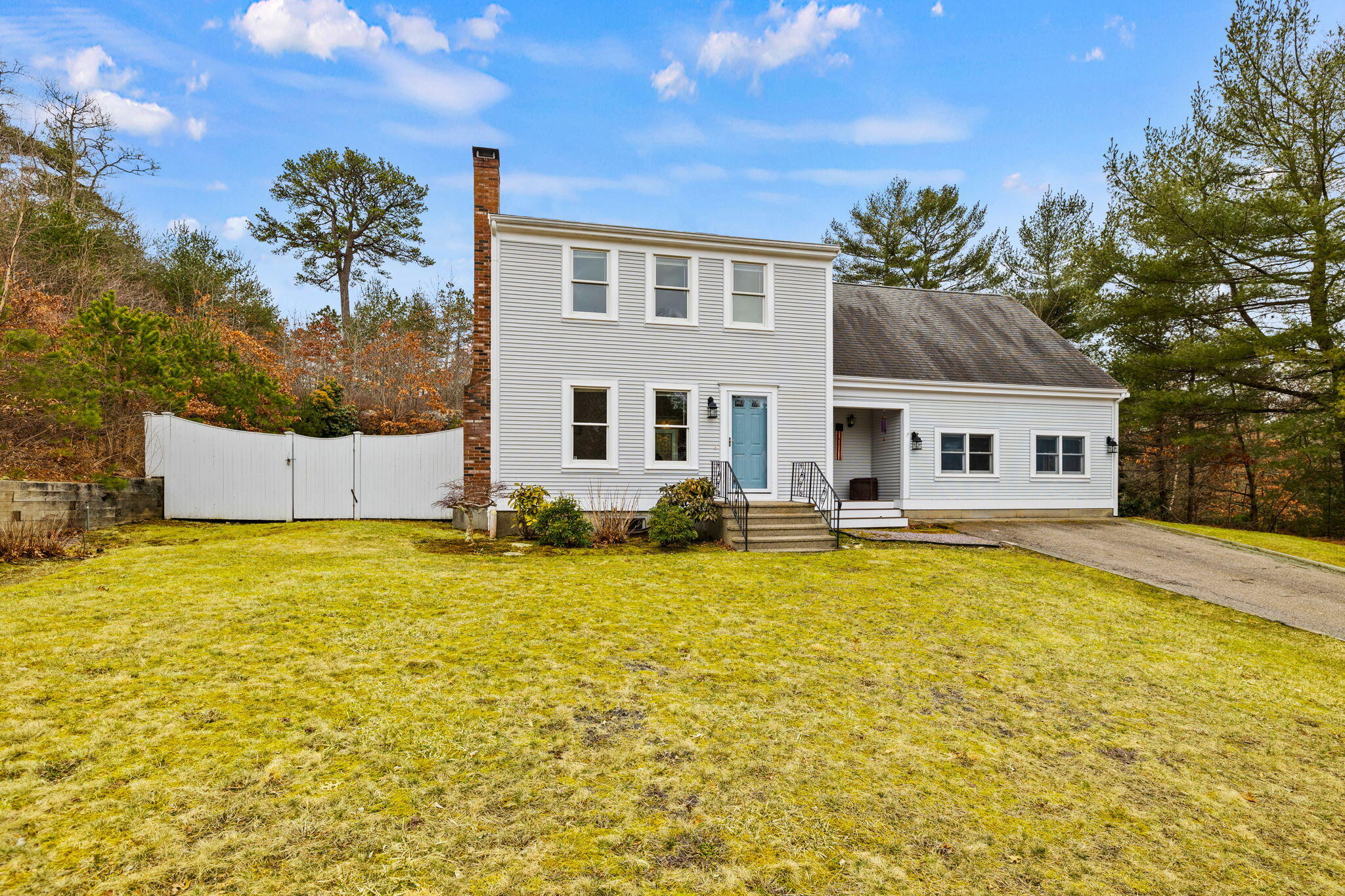 21 Heather Hill Road Buzzards Bay, MA 02532 - Photo 23 of 32 a front view of house with yard and swimming pool