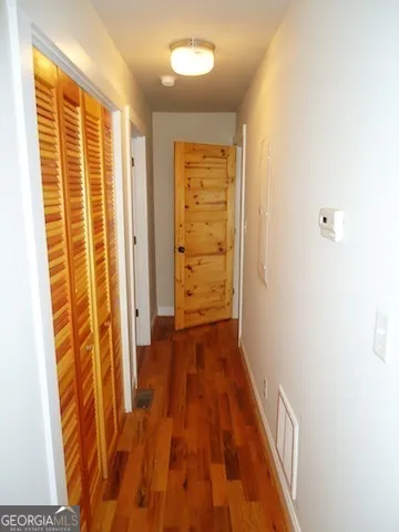 a view of a bathroom with a tub