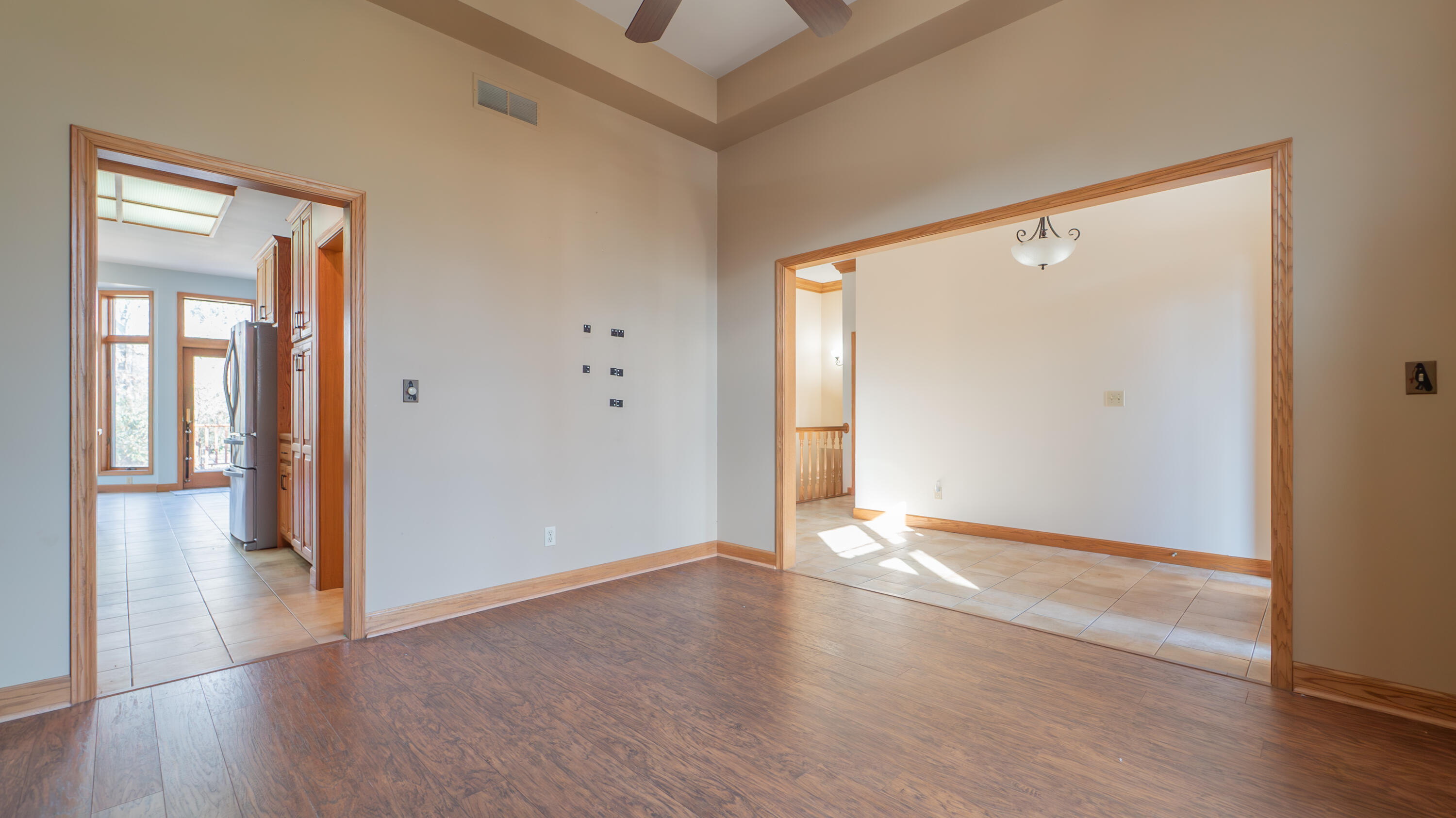 6614 Ridgeview Drive Demotte, IN 46310 - Photo 8 of 50 wooden floor in an empty room with a window