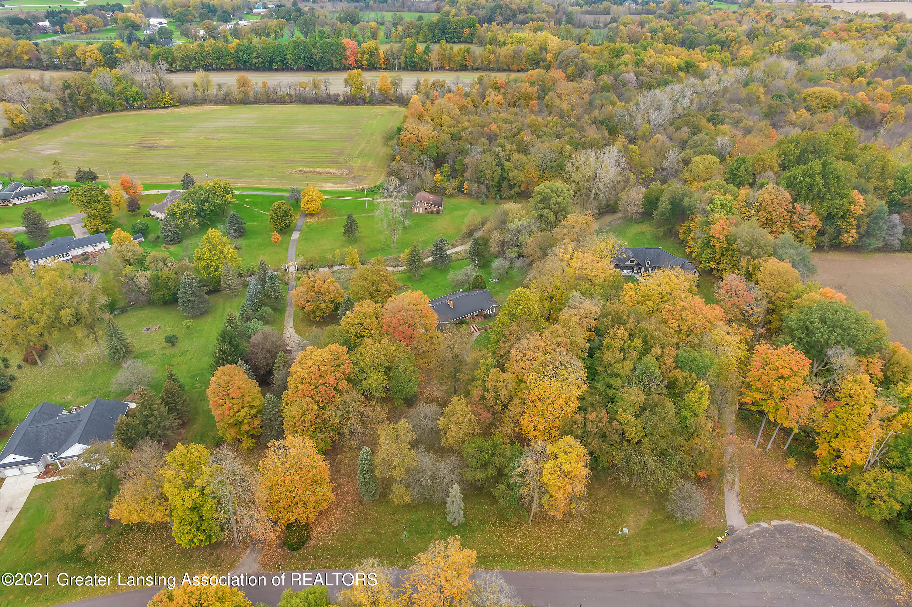 145 Three Oaks Road Okemos, MI 48864 - Photo 43 of 58 Aerial View