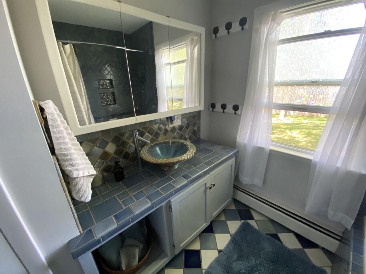 469 Albion Road Unity, ME 04988 - Photo 43 of 56 Upstairs bathroom with custom tile