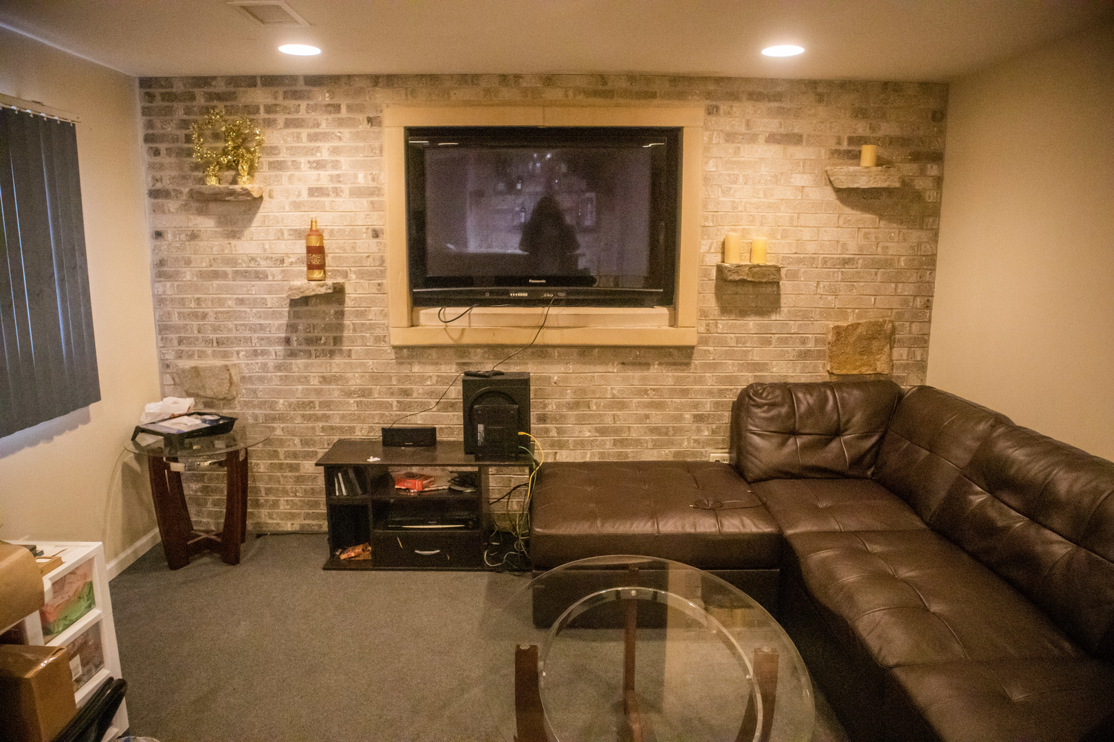 18339 Bock Road Lansing, IL 60438 - Photo 15 of 20 a living room with furniture and a fireplace