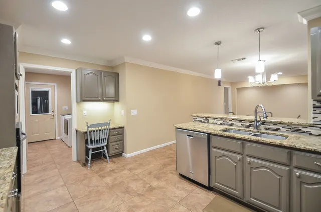 a view of a livingroom with a fireplace
