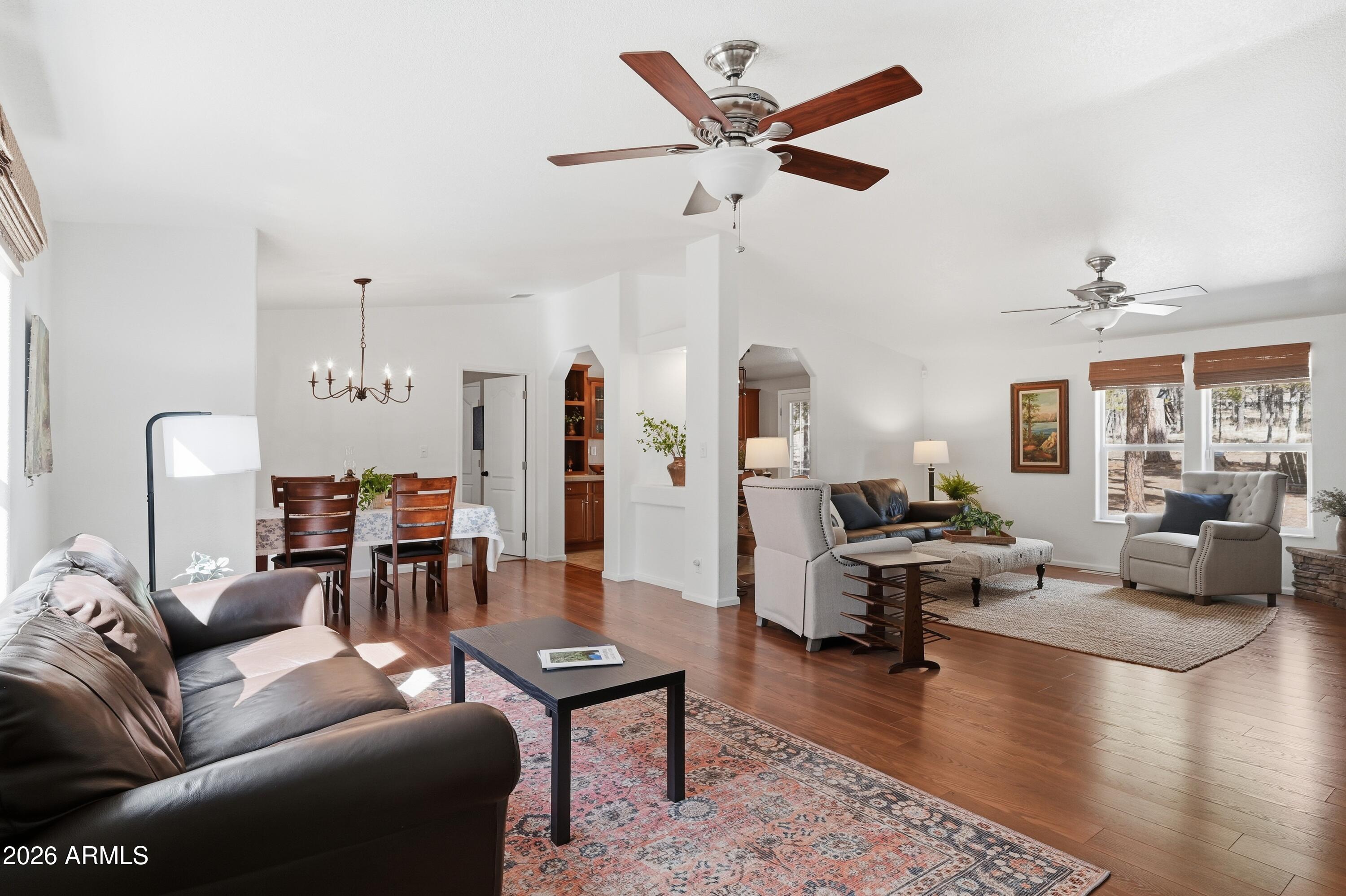 2381 Blue Ridge Drive Happy Jack, AZ 86024 - Photo 42 of 45 a living room with furniture