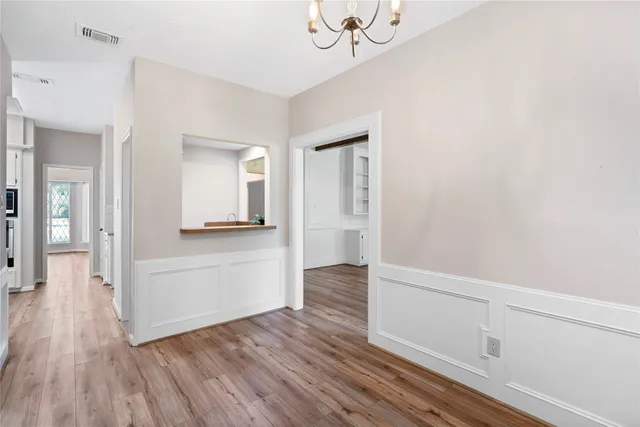 wooden floor in an empty room