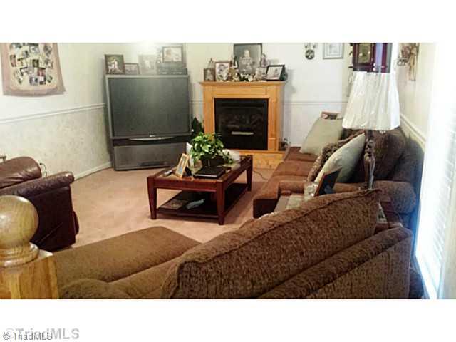 1979 Oregon Hill Road Ruffin, NC 27326 - Photo 5 of 21 Living Room. Large Living Room with fireplace with gas logs