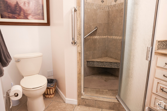 2855 South 1000 West Perry, UT 84302 - Photo 89 of 142 ADU - Bathroom with a stall shower, tile flooring, and vanity