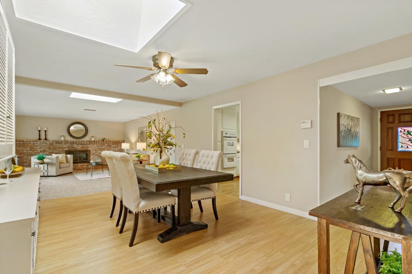1287 Peralta Drive San Jose, CA 95120 - Photo 17 of 38 a view of a dining room with furniture and wooden floor