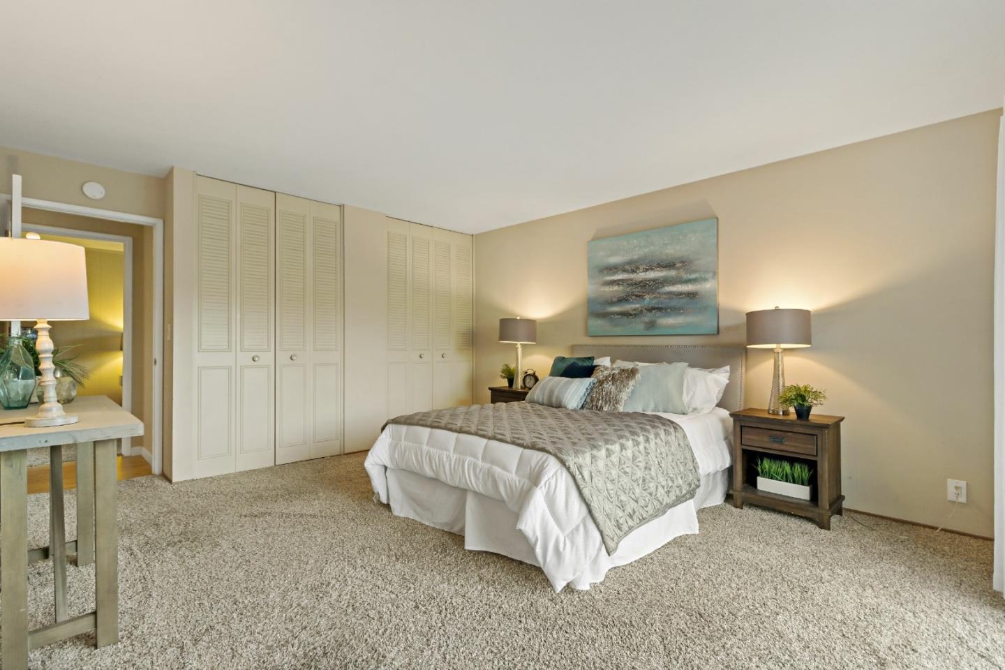 1287 Peralta Drive San Jose, CA 95120 - Photo 29 of 38 a bedroom with a bed and a cabinets