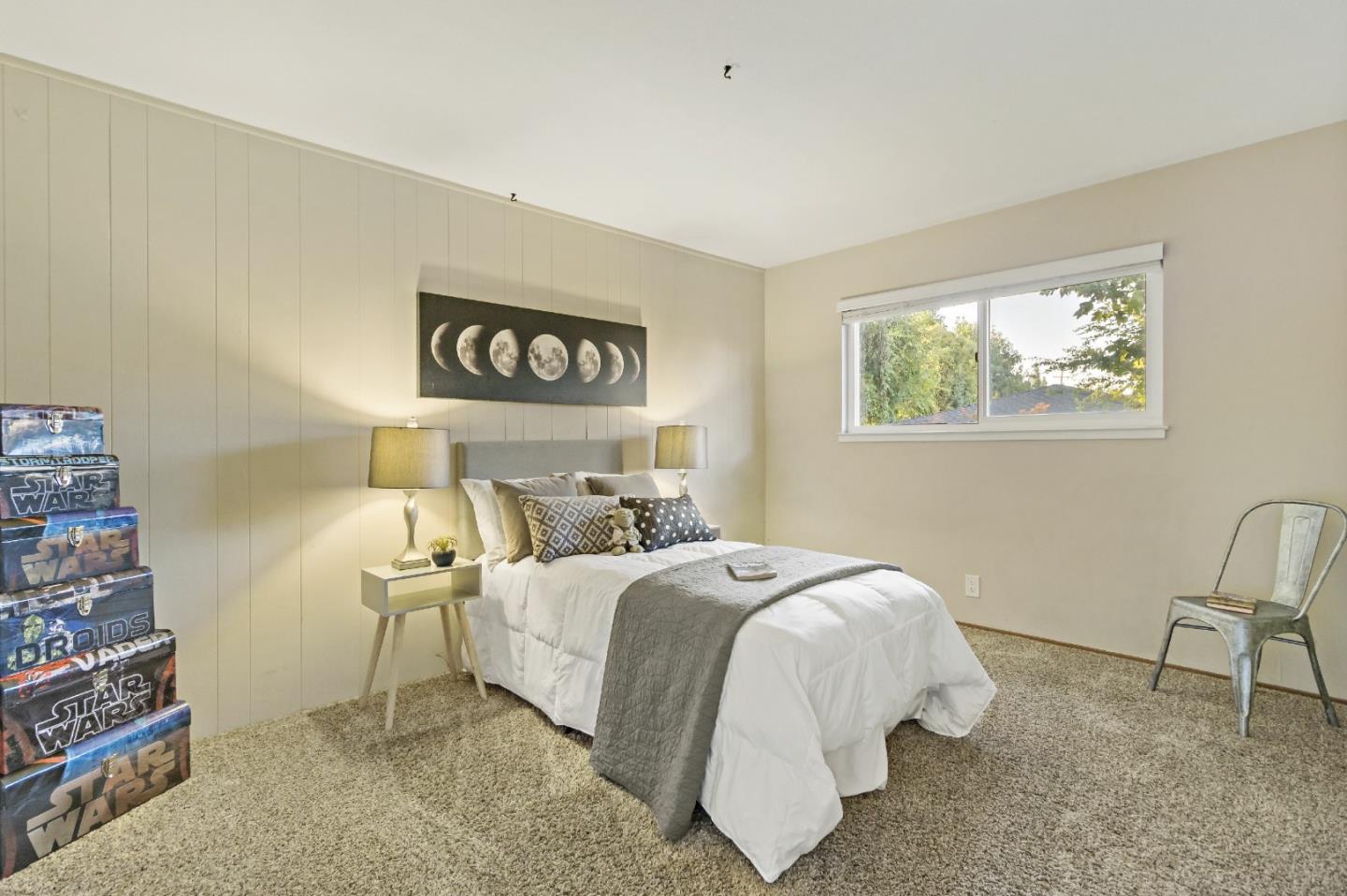 1287 Peralta Drive San Jose, CA 95120 - Photo 32 of 38 a bed room with a bed and a chair