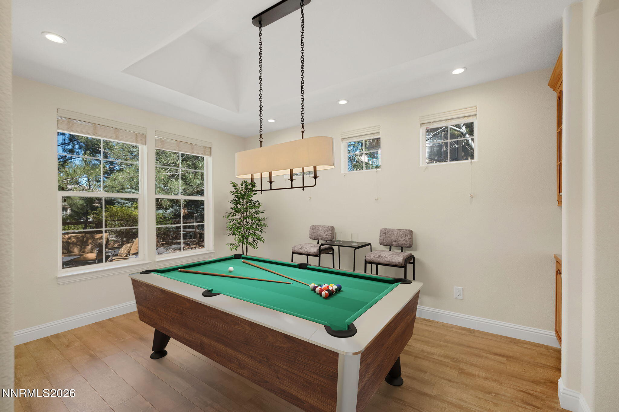 4885 Buckhaven Road Reno, NV 89519 - Photo 20 of 58 a room with pool table and windows
