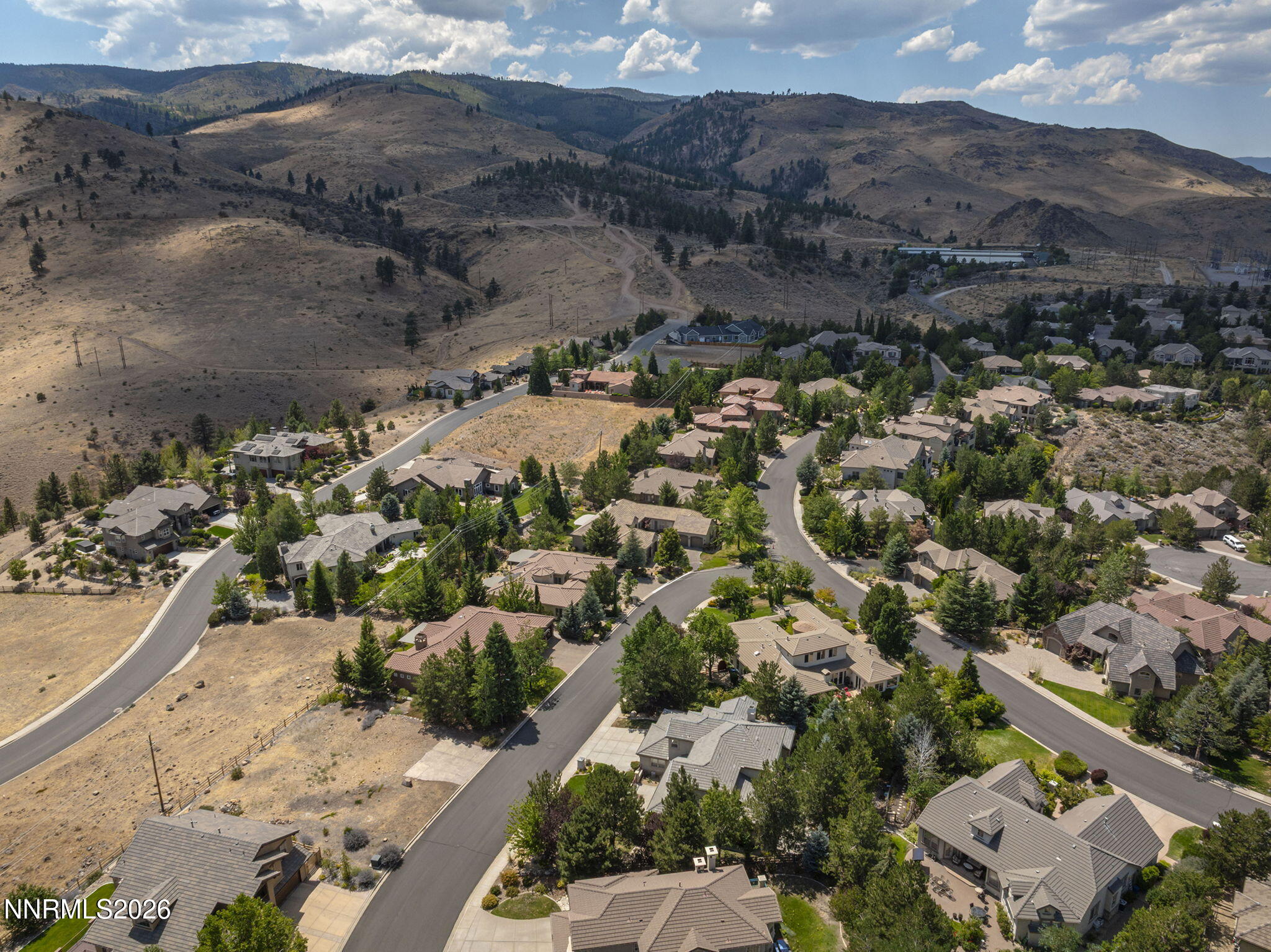 4885 Buckhaven Road Reno, NV 89519 - Photo 54 of 58 an aerial view of residential houses with outdoor space