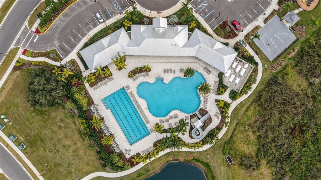 3842 Sunny Spring Street Plant City, FL 33565 - Photo 42 of 46 an aerial view of a fireplace