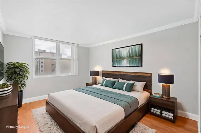 a view of a dining area with furniture