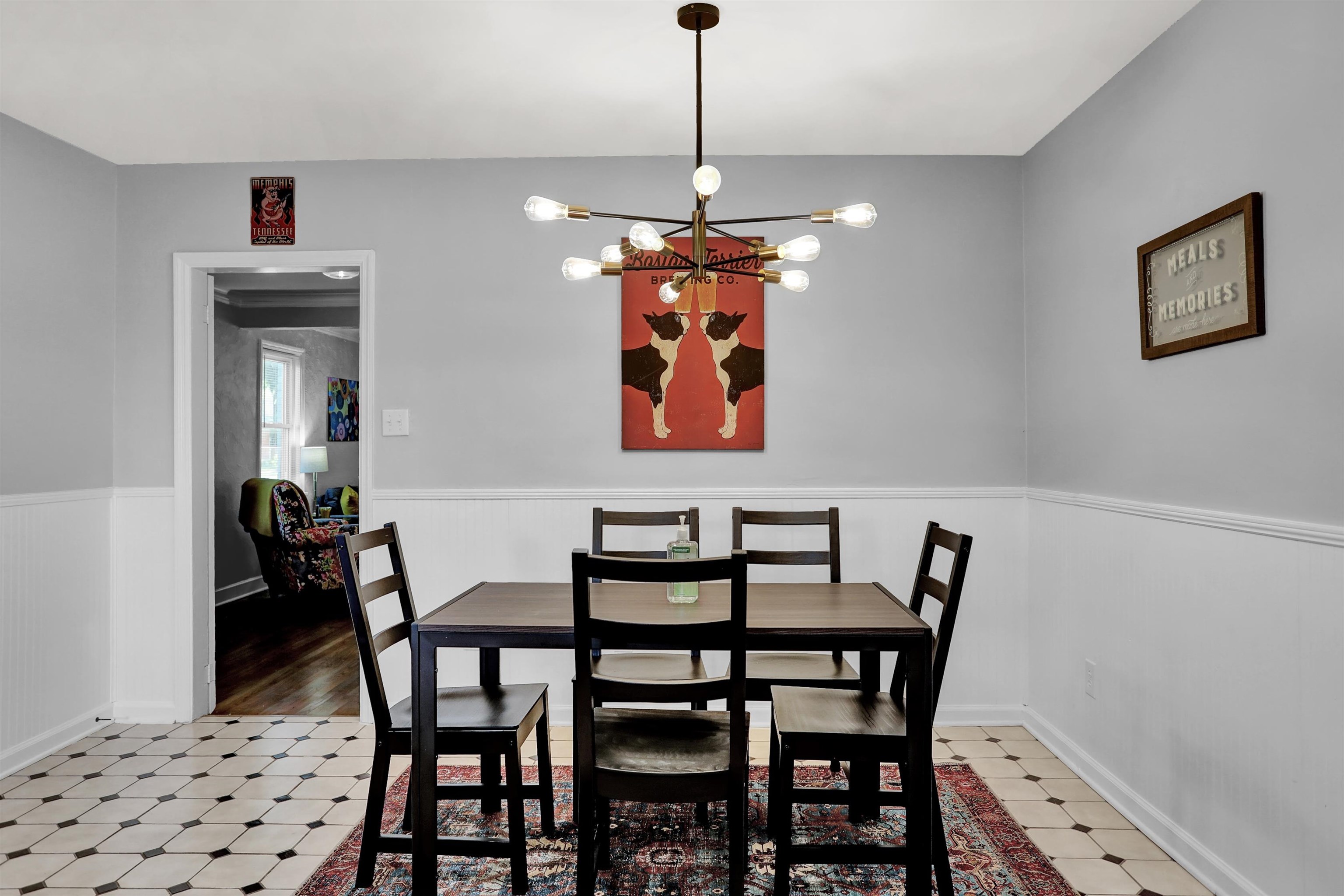 245 West Edwin Circle Memphis, TN 38104 - Photo 11 of 39 a view of a dining room with furniture and wooden floor