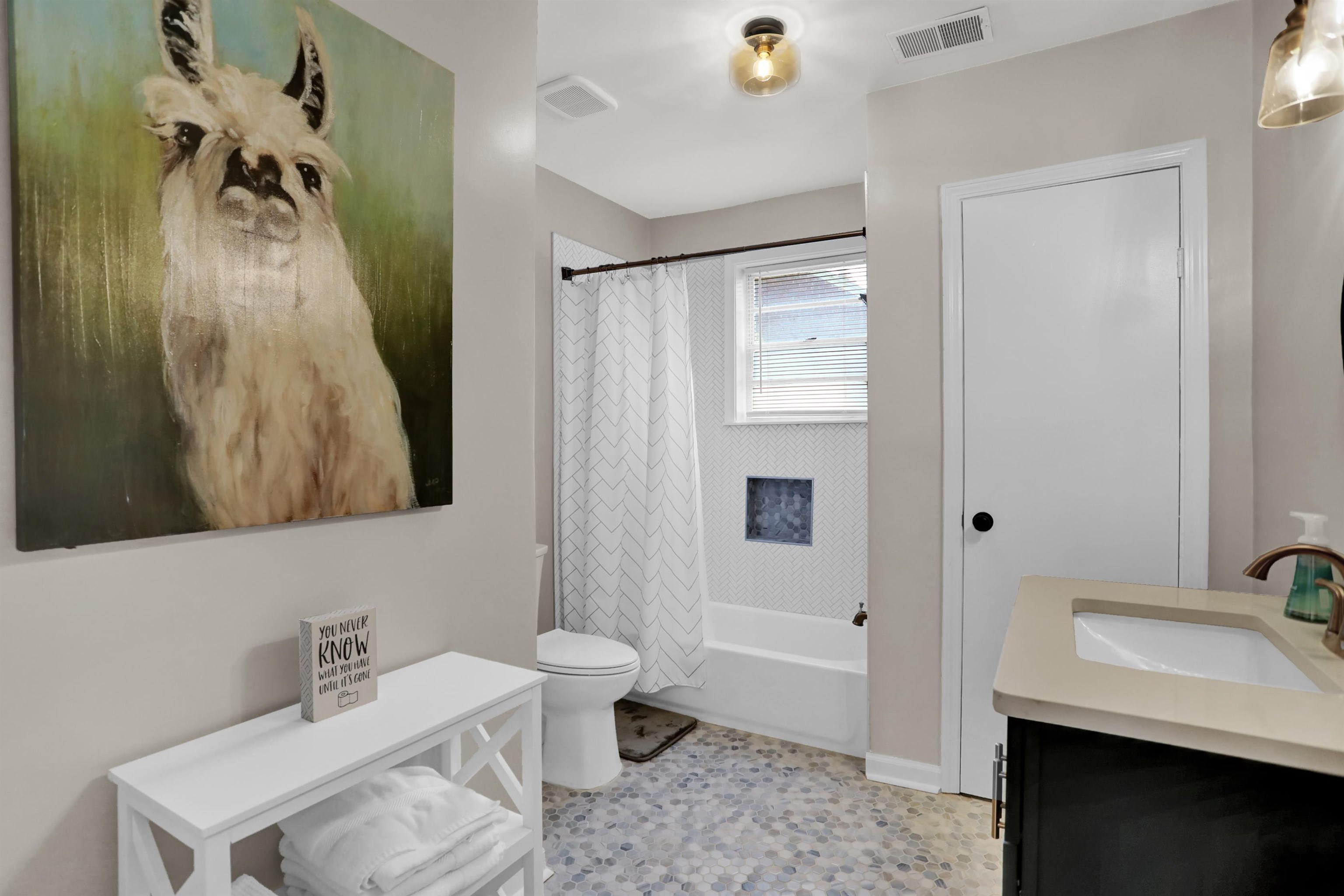 245 West Edwin Circle Memphis, TN 38104 - Photo 14 of 39 a bathroom with a sink a toilet and shower