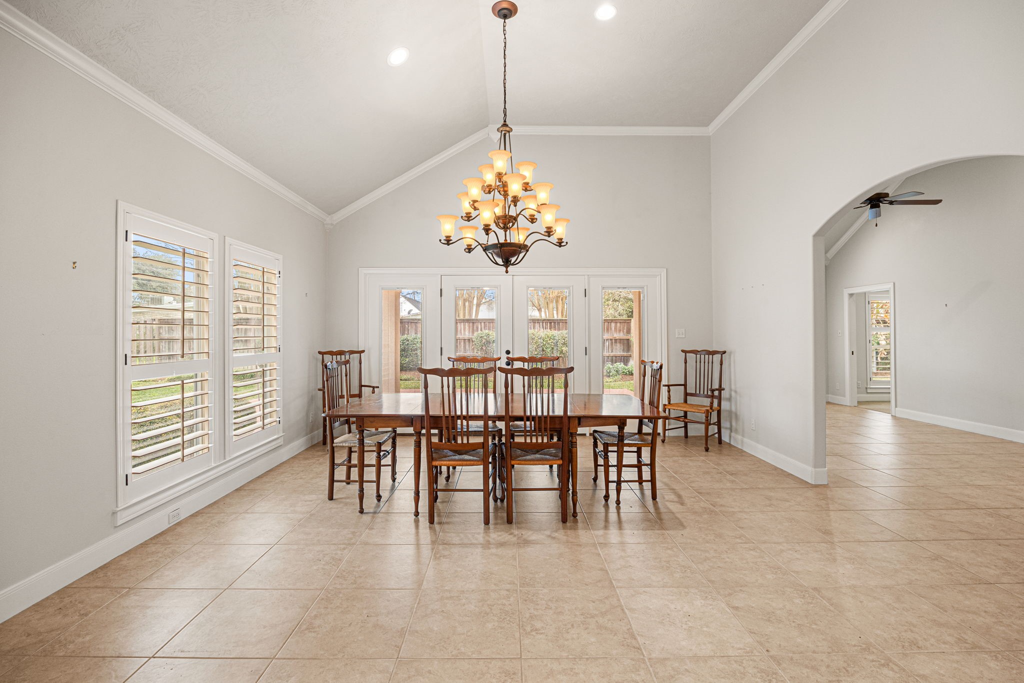 1220 Travis Street Columbus, TX 78934 - Photo 11 of 39 a dining room with furniture entryway and wooden floor