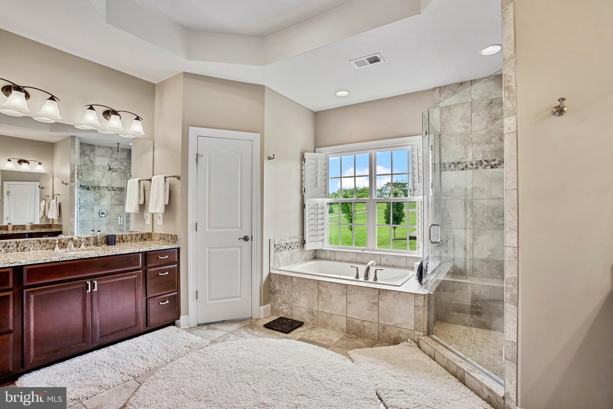 18604 Wild Raspberry Drive Purcellville, VA 20132 - Photo 25 of 58 a spacious bathroom with a tub sink and shower